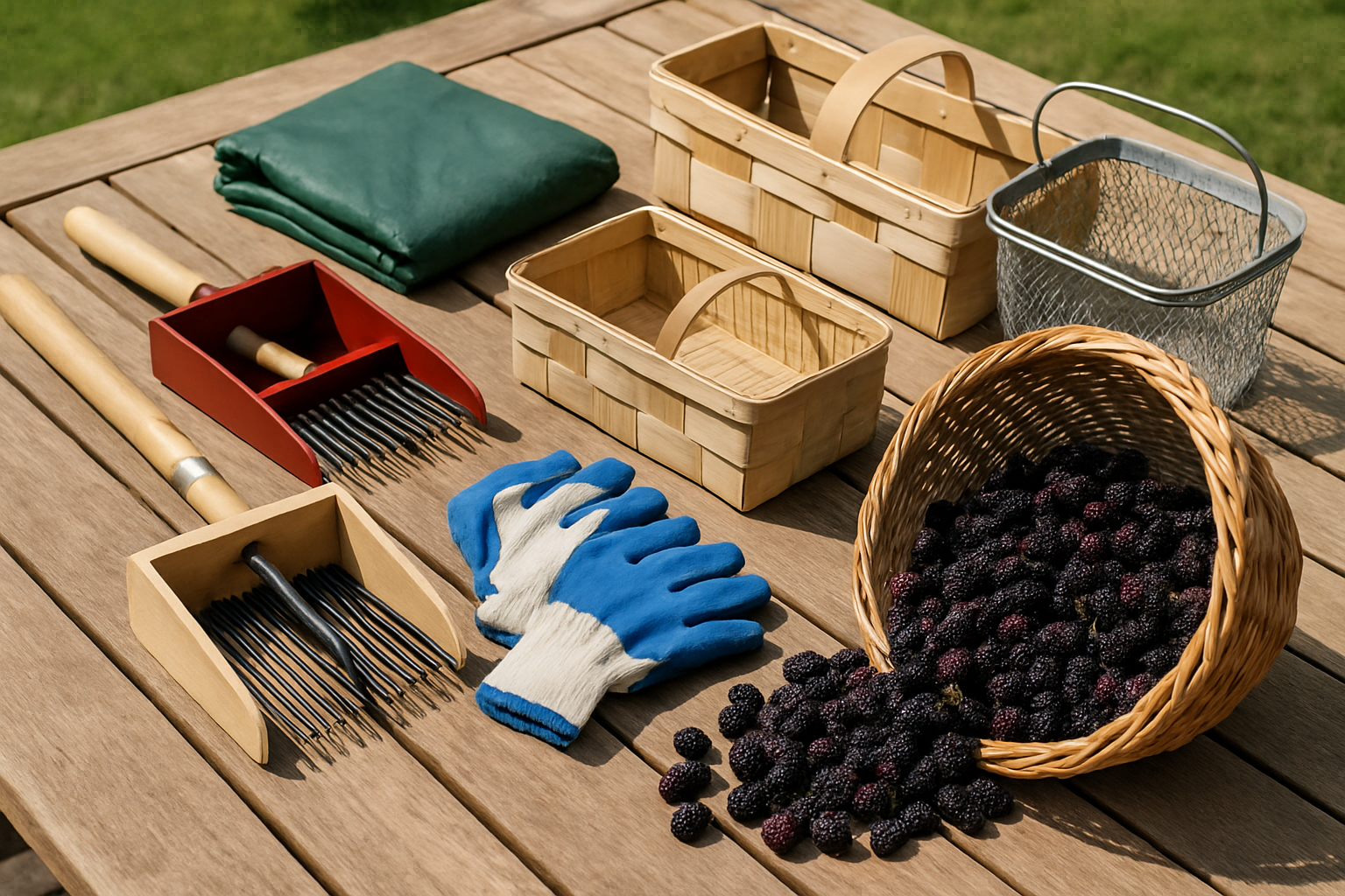 Best Tools for Harvesting Mulberries Without the Purple-Stained Chaos