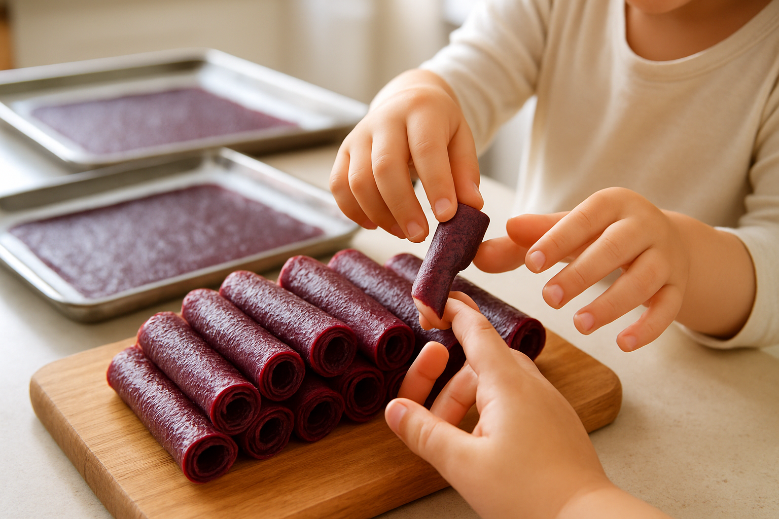 How to Make Mulberry Fruit Leather With Kids (It's Easier Than You Think)