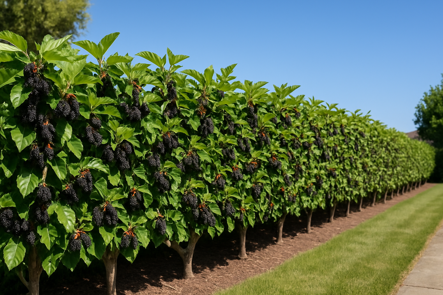 Using Dwarf Mulberry Trees as a Living Fence: My Surprisingly Beautiful Results