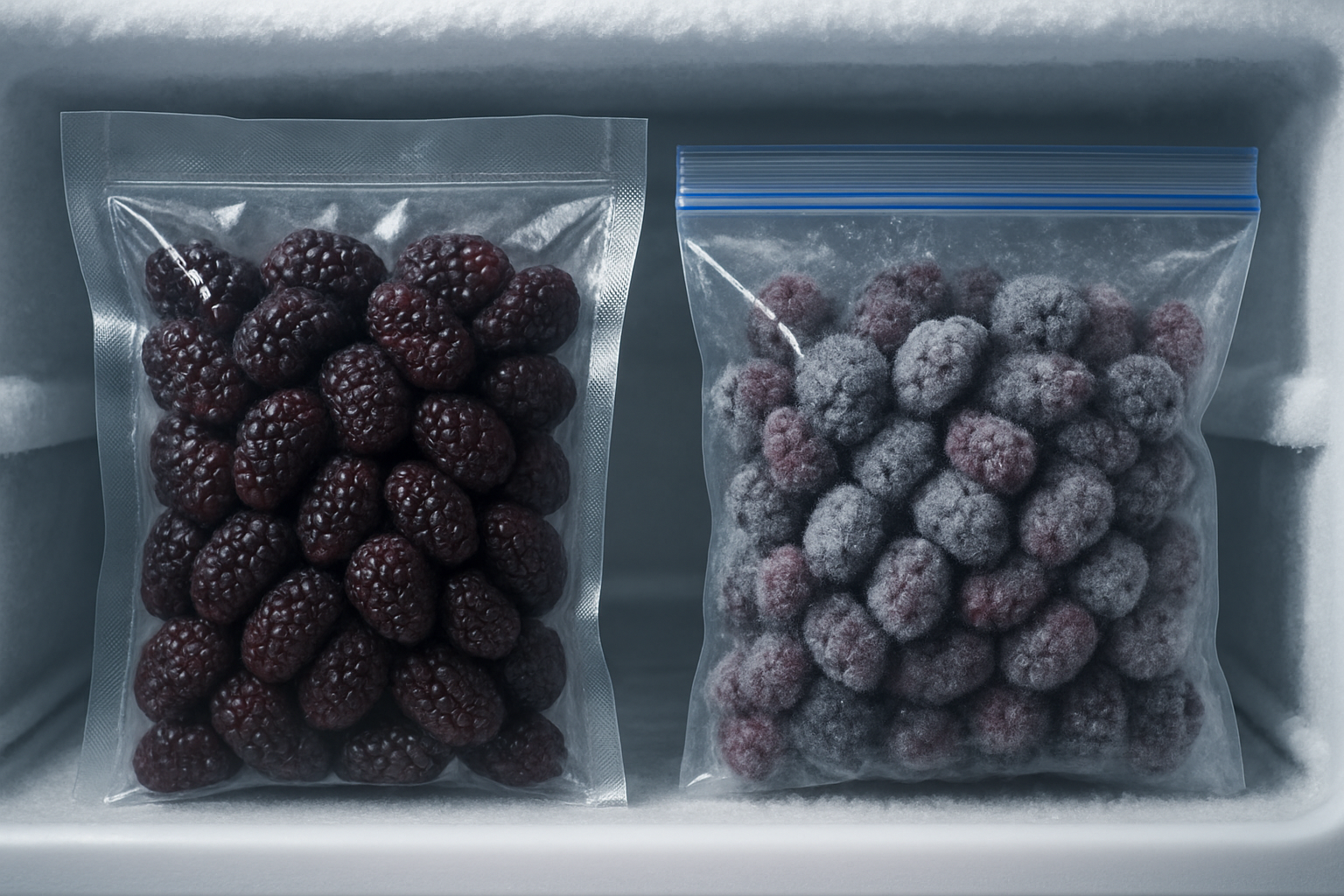 Vacuum Sealing vs Freezer Bags for Mulberries: Which Method Wins Long-Term