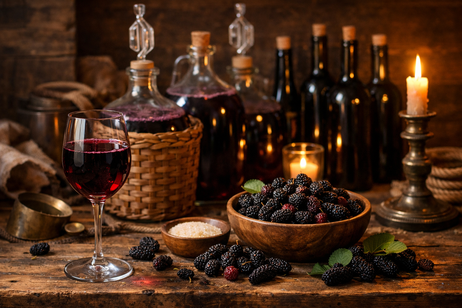 Homemade Mulberry Wine: My Complete Step-by-Step Recipe After 6 Batches — image 1