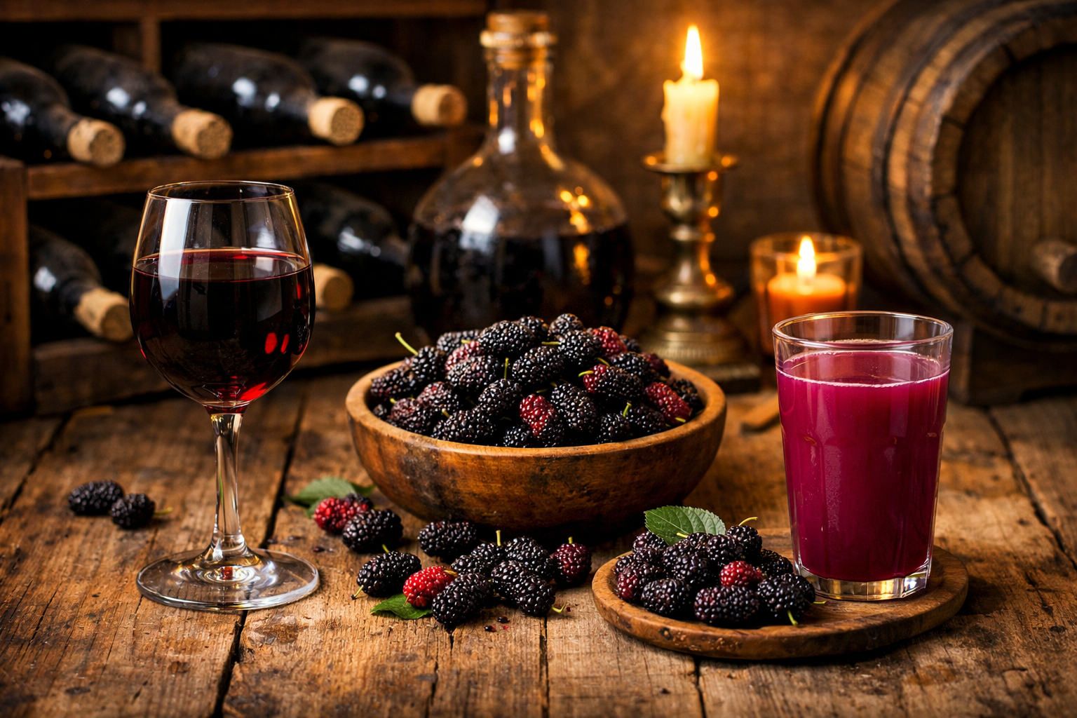 Mulberry Wine vs Mulberry Juice: Why Fermentation Transforms the Flavor Completely — image 1