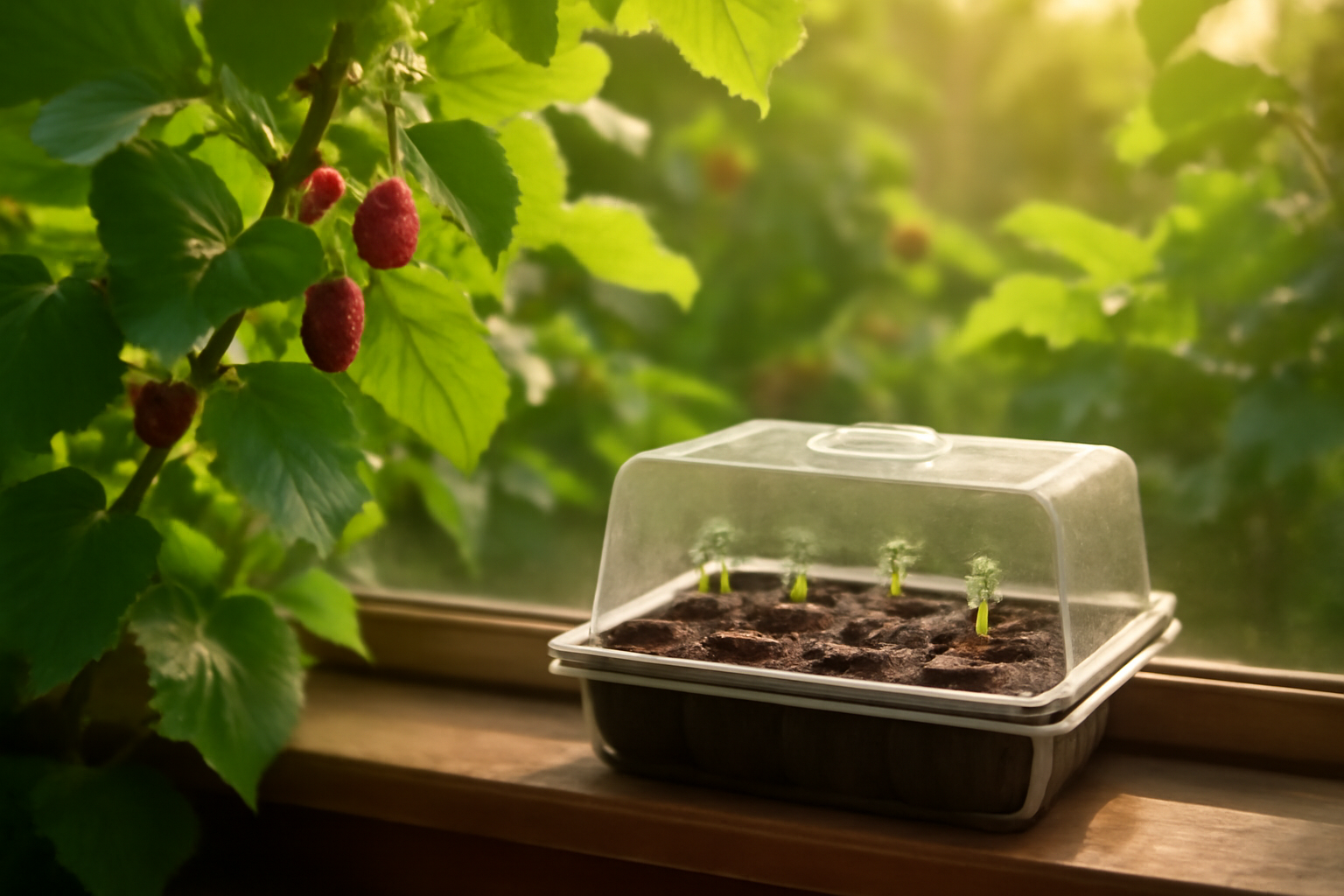The Seed Starter Trays I Use to Grow Mulberry Trees From Seed