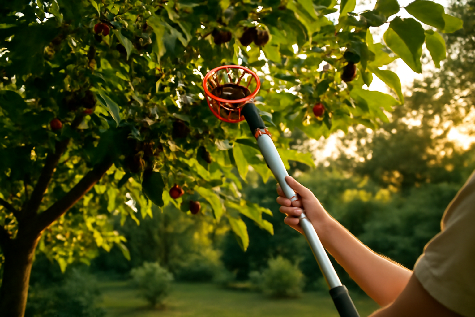 I Picked Mulberries 20 Feet Up With a Telescoping Fruit Picker: Game Changer
