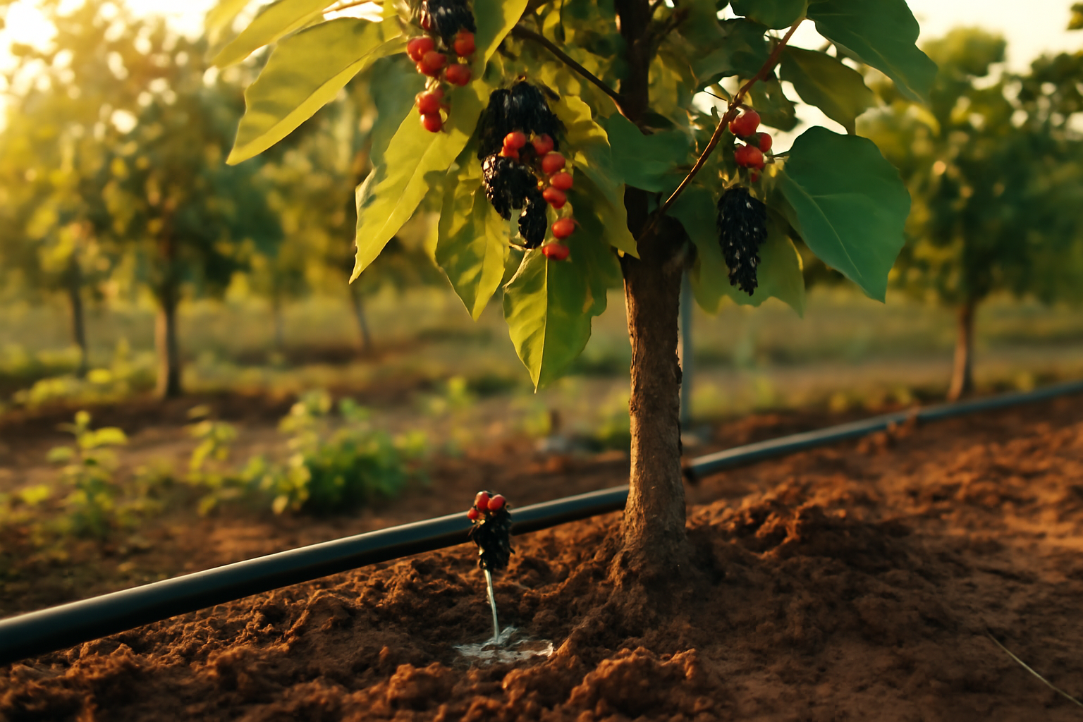 The Raindrip Drip Irrigation Kit I Set Up for My Mulberry Orchard